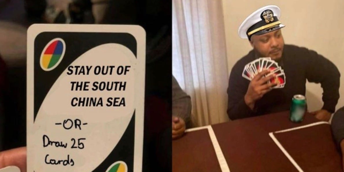 US Navy helps make South China Sea memes as it worries China