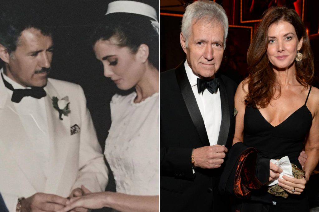 Alex Trebek's wife posts a wedding photo, thanking the fans for their ...